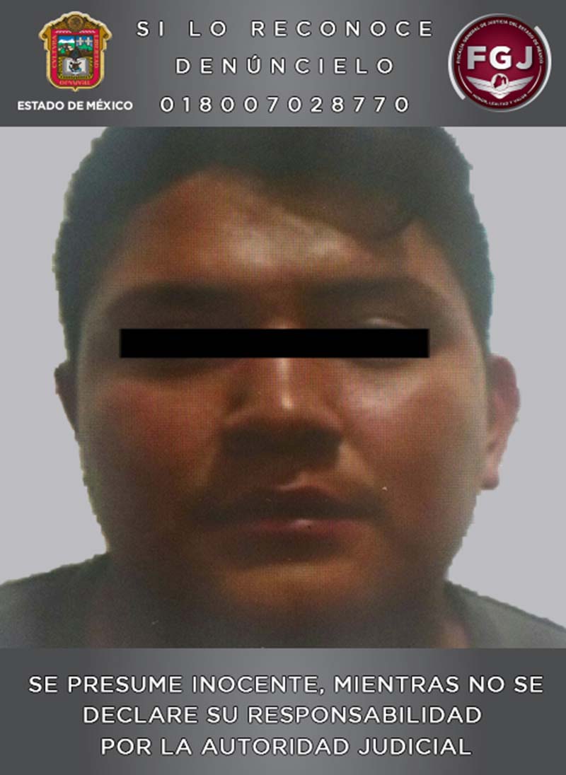 Cumple Fiscalía mexiquense orden de aprehensión  en contra de un asaltante
