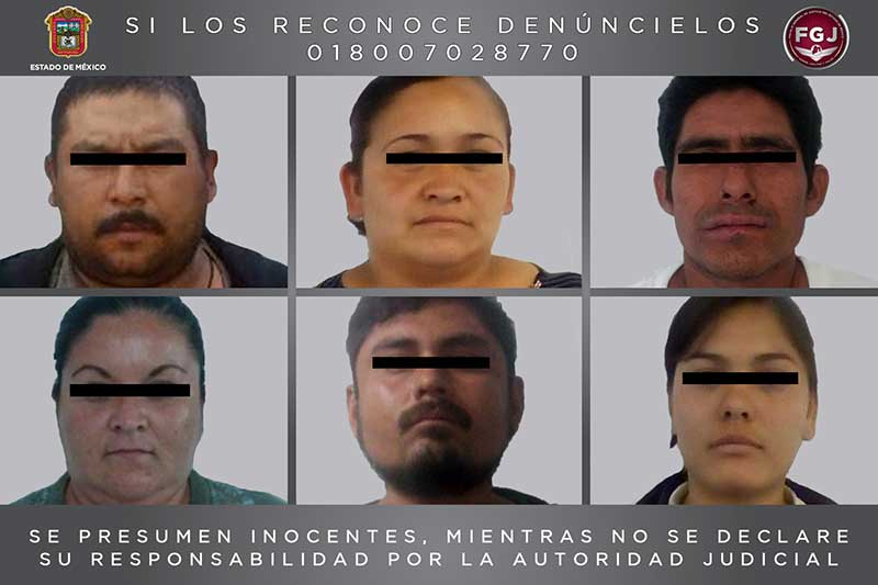 Atrapan en Tejupilco a ocho por delitos contra la salud