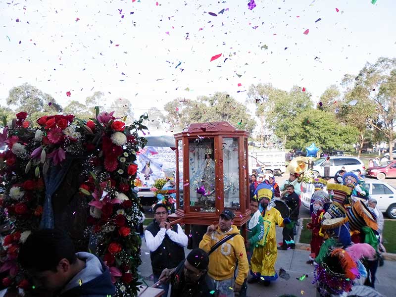 Parten comerciantes de Central de Abasto de Toluca en peregrinación a San Juan de los Lagos
