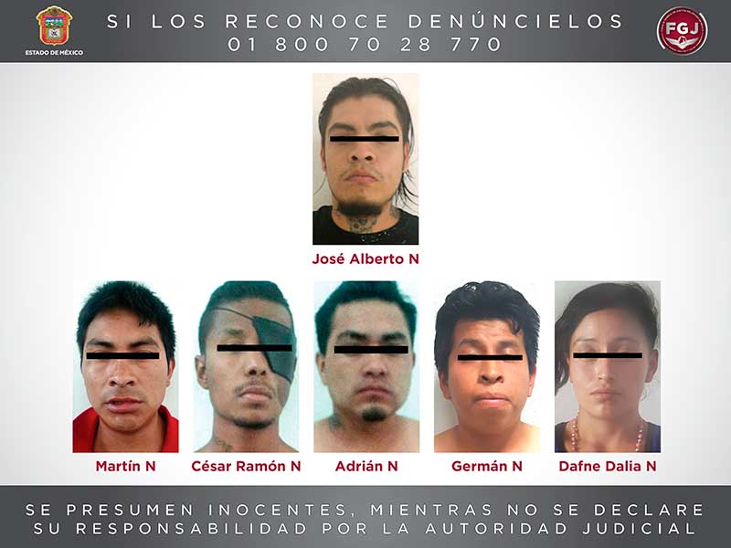 Procesan penalmente a seis presuntos extorsionadores de comerciantes del Valle de México