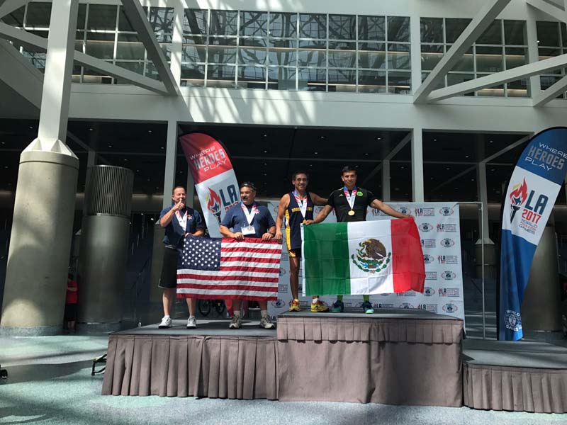 Gana policía mexiquense oro, plata y bronce en juegos mundiales de policías y bomberos