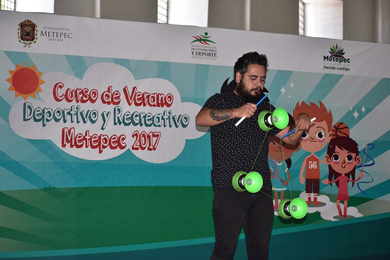 Concluye curso de verano deportivo y recreativo Metepec 2017