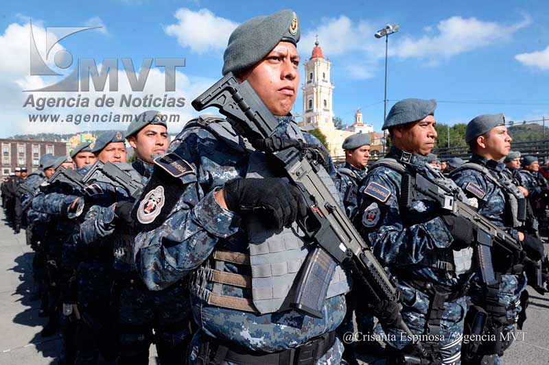 Celebra Gendarmería tres años de operaciones en Edomex
