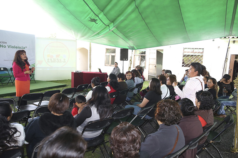 Promueve Metepec cultura libre de violencia