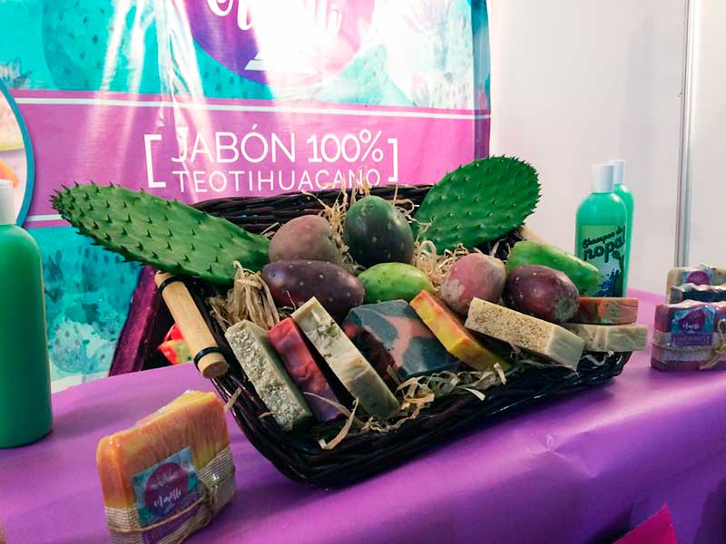 Productores de tuna y nopal presentan línea de jabones orgánicos