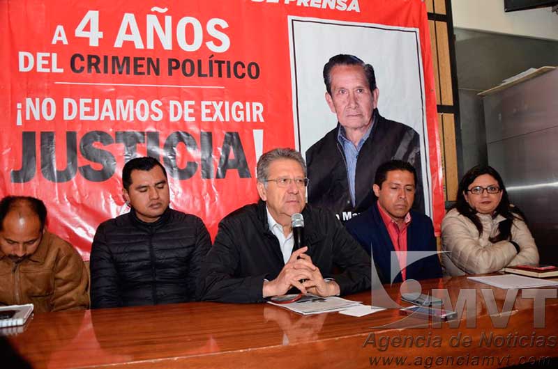 Exige Antorcha Campesina reabrir investigación sobre asesinato de Manuel Vallejo