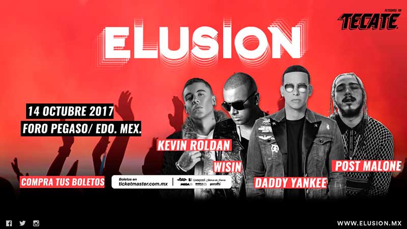 Daddy Yankee encabezará el Elusion Festival Music en Toluca