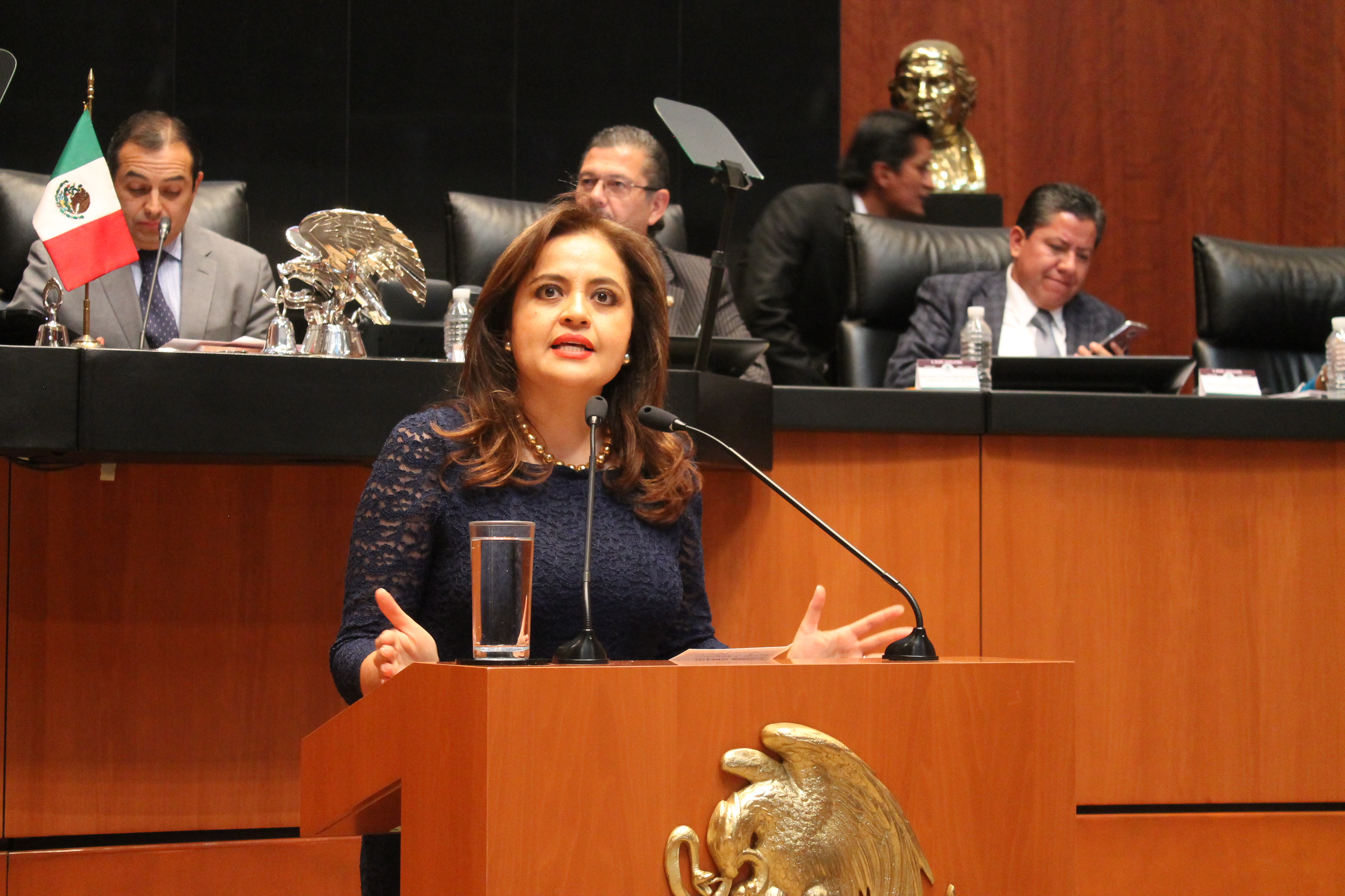 Elige Senado a Ana Lilia Herrera como presidenta de la Junta de Coordinación Política