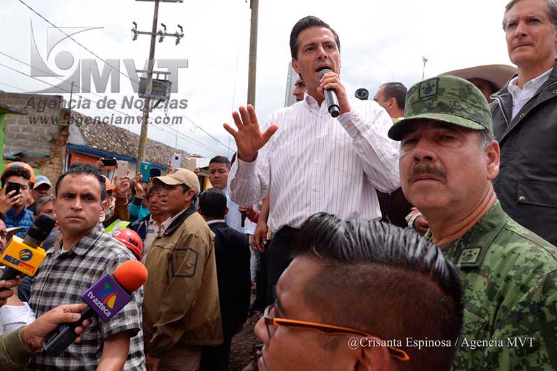 Condena Peña Nieto a quienes pretenden obstruir ayuda a damnificados