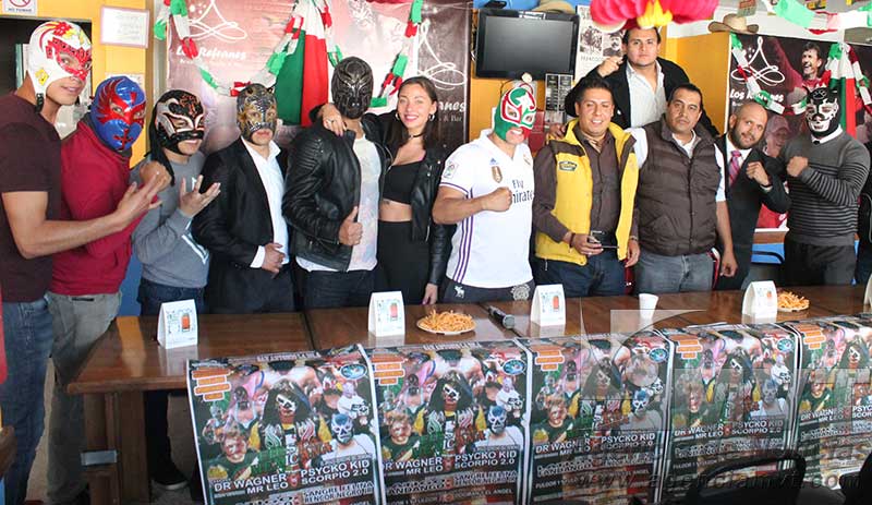 Con gran función de lucha libre celebrarán las Fiestas Patrias en San Antonio La Isla