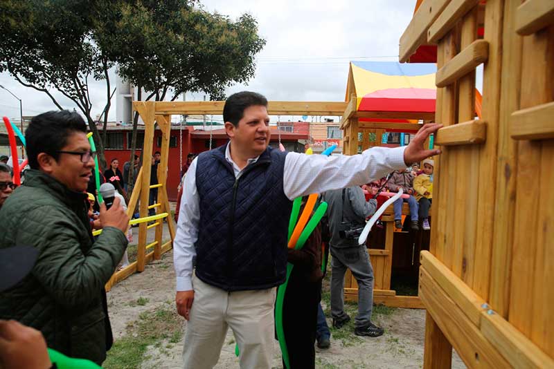 Rehabilitan de forma integral el parque de La Pila, en Metepec