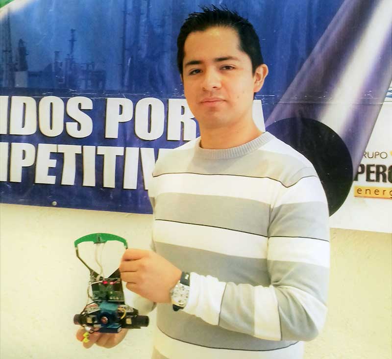 Robot diseñado por mexiquense entre los mejores diez del mundo