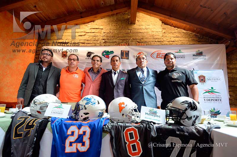Equipos de Metepec de futbol americano disputarán Tazón de Barro