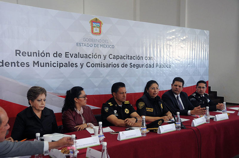 Realiza SSEM séptima reunión de evaluación y capacitación con titulares de seguridad municipal del Valle de Toluca