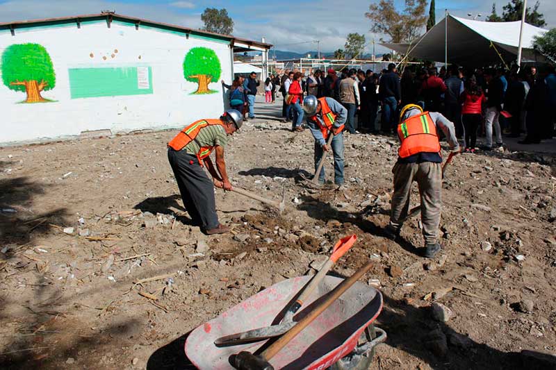 Sin clases todavía en 112 escuelas de Ecatepec, por el sismo del 19 de septiembre