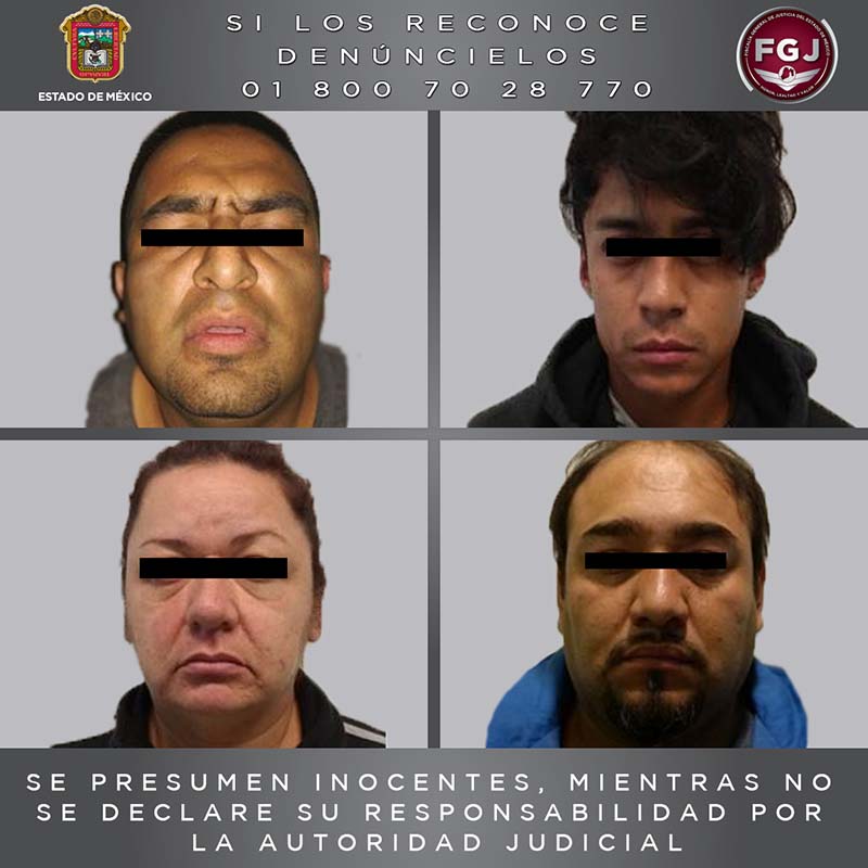 Detiene fiscalía Estatal a cuatro presuntos secuestradores