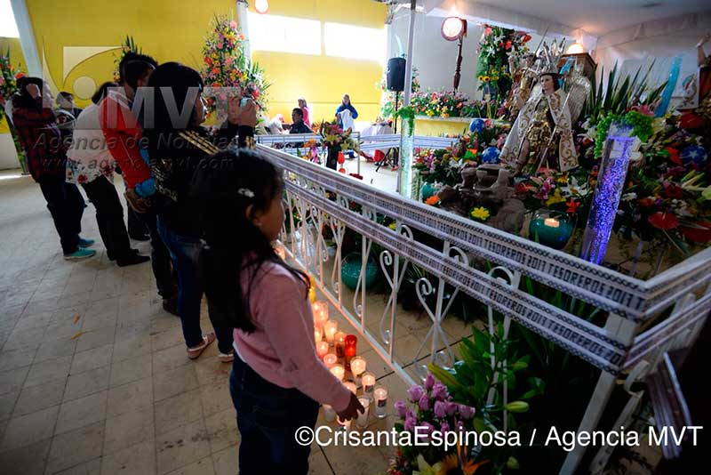Con modificaciones por el sismo, pero celebraron a San Miguel Arcángel