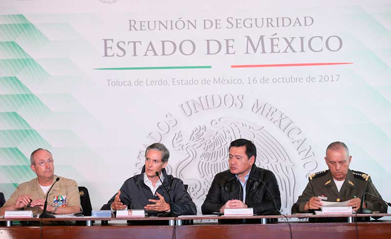 Revisa Osorio Chong qué pasa con la seguridad del Estado de México