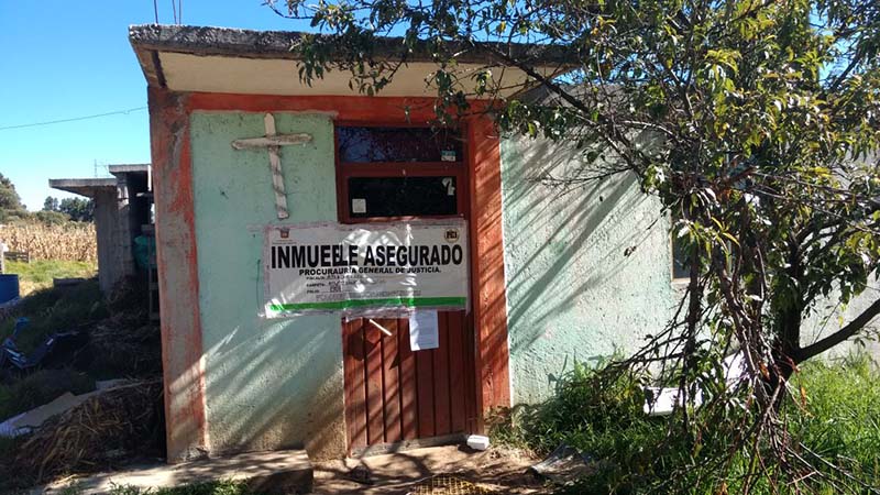 Desmantela FGJEM punto de venta de droga en Jocotitlán