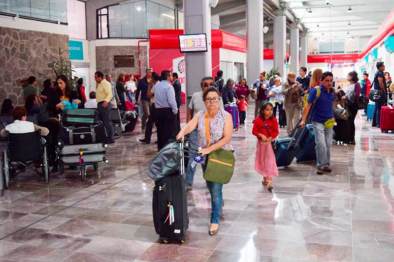 Incrementa 22% flujo de pasajeros en Aeropuerto Internacional de Toluca