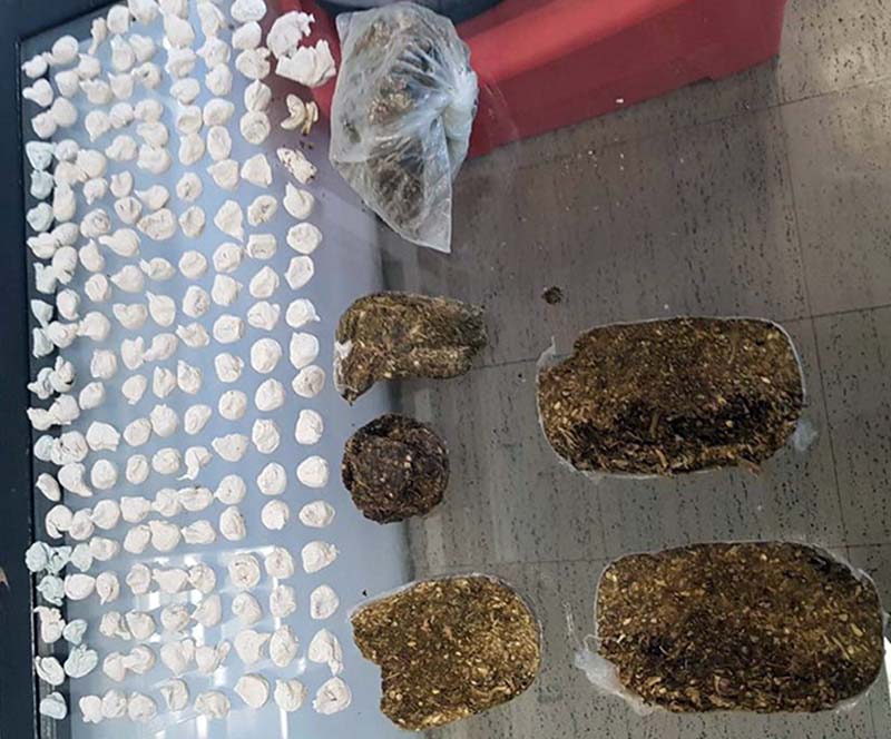 Más drogas, armas y objetos prohibidos catean en cárceles mexiquenses