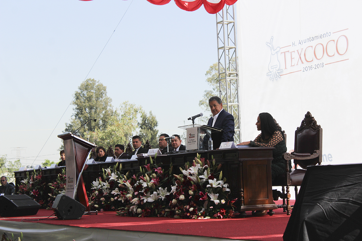 Olvida gobernador enviar representante a informe de alcalde de Texcoco