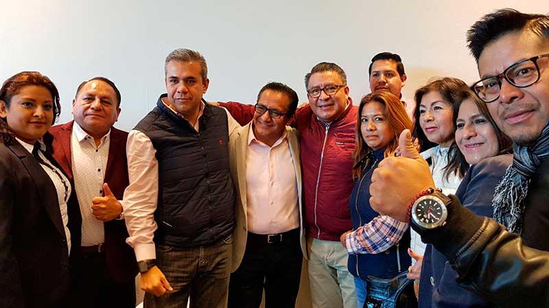 Osmar León y 21 mil ecatepenses migran del PRD a Morena