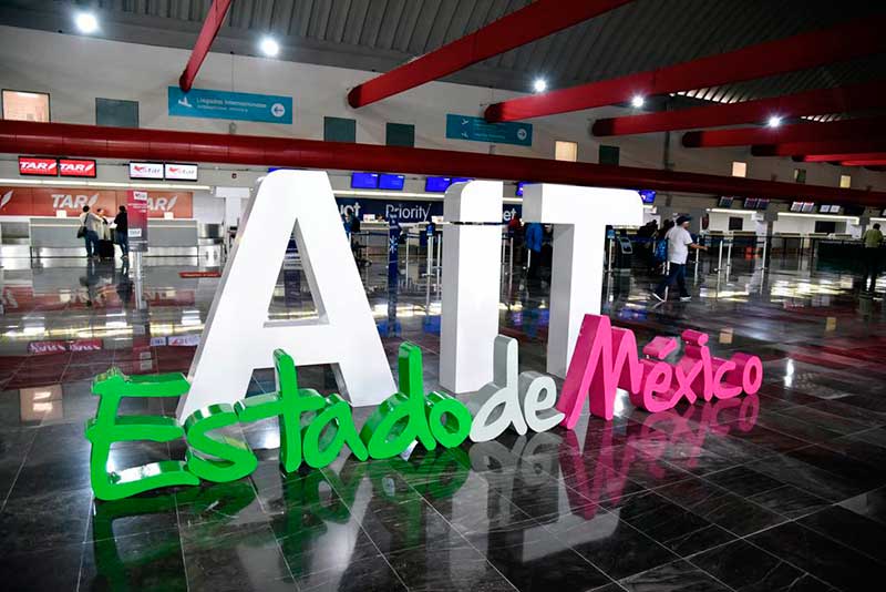 Aeropuerto Internacional de Toluca crece 5.2% en pasajeros