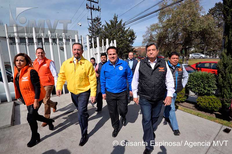 Registran PAN, PRD y MC coalición Por el Estado de México al Frente