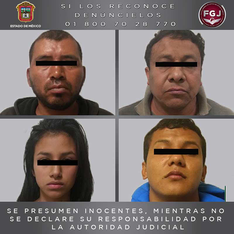 Atrapan a cuatro presuntamente implicados en secuestro investigado en Texcoco