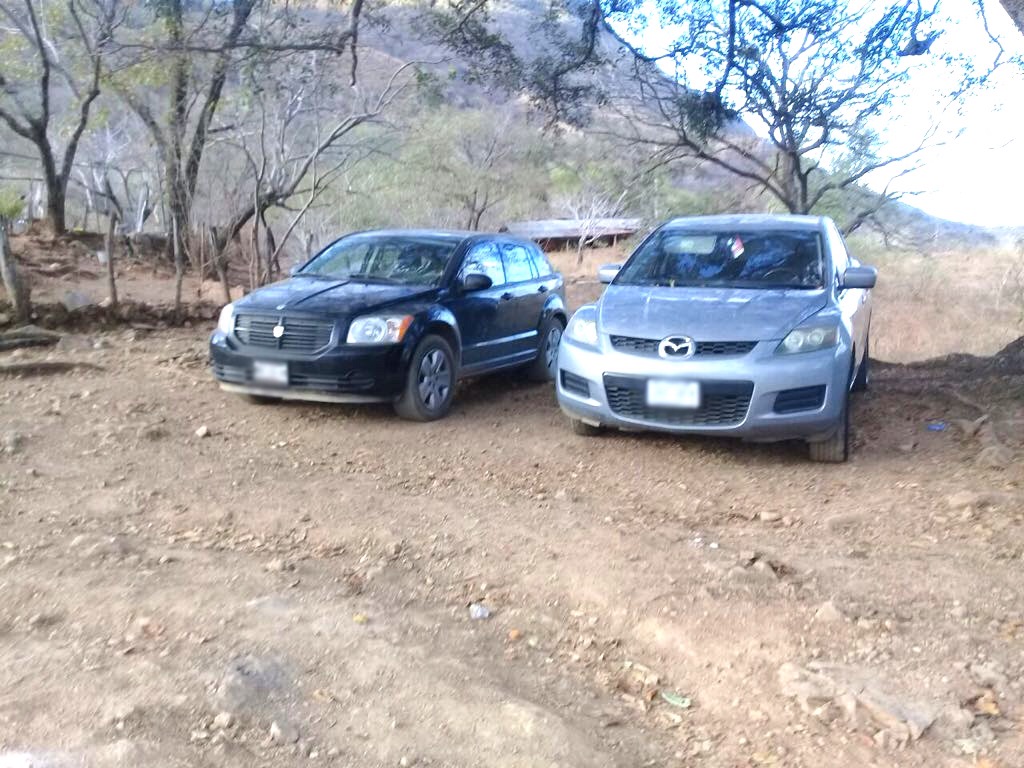 Automóviles robados en Toluca son encontrados en Amatepec