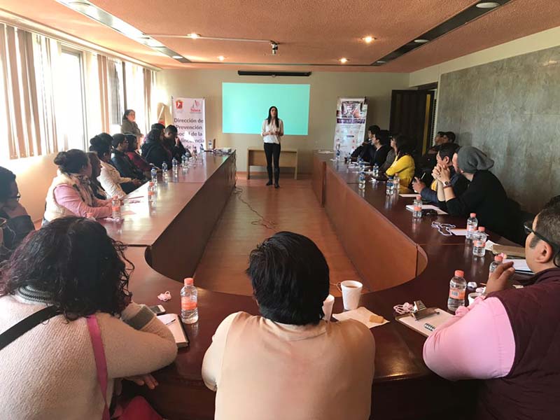 Participan jóvenes toluqueños en acciones de prevención de violencia de género