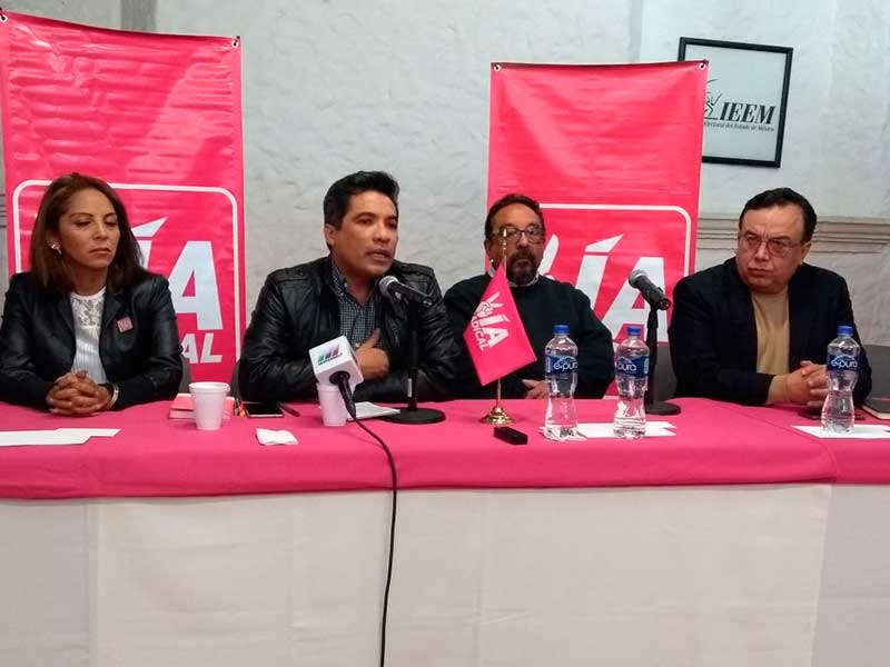 Se suman 100 mil cooperativistas al partido político estatal Vía Radical