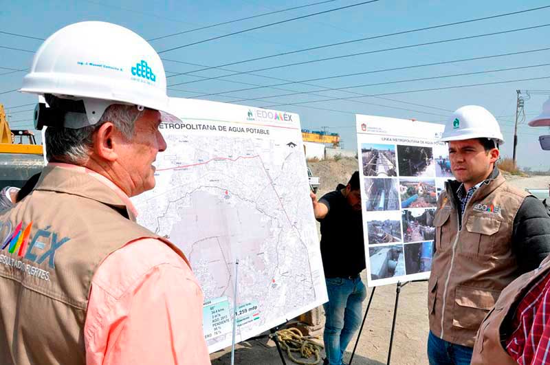 Beneficiará a 4 millones de mexiquenses la Línea Metropolitana de Agua Potable