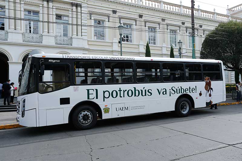 El Potrobús seguirá siendo gratuito; Del Mazo canaliza 32.9 millones para su operación