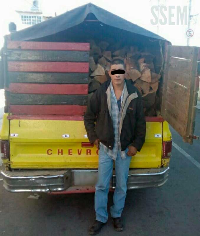 Capturan a presunto talador clandestino
