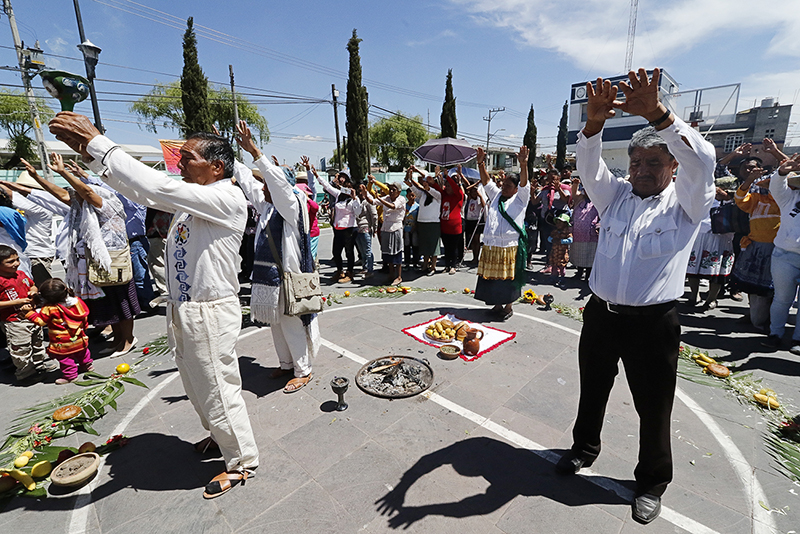 Ceremonia del Fuego Nuevo, tradición viva en la zona norte de Toluca