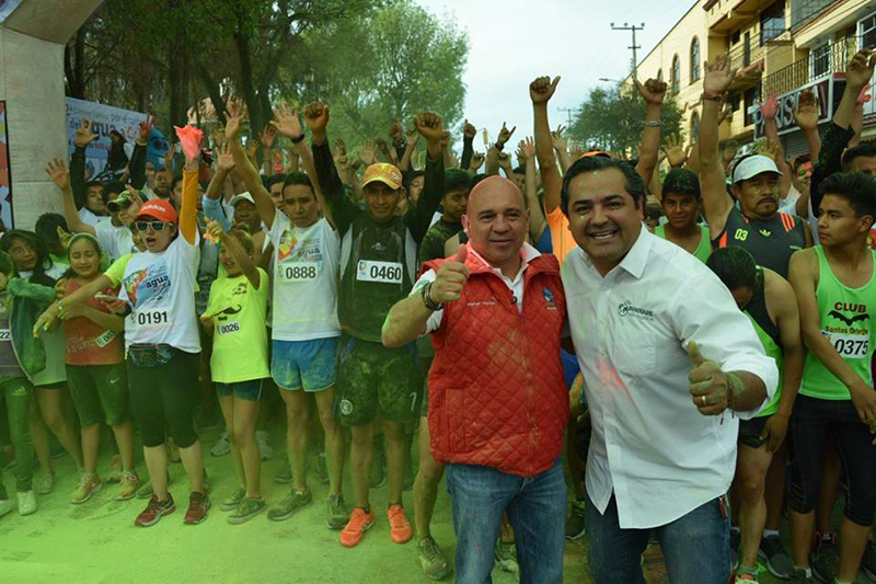 Record de asistencia en carrera por el agua en Zinacantepec