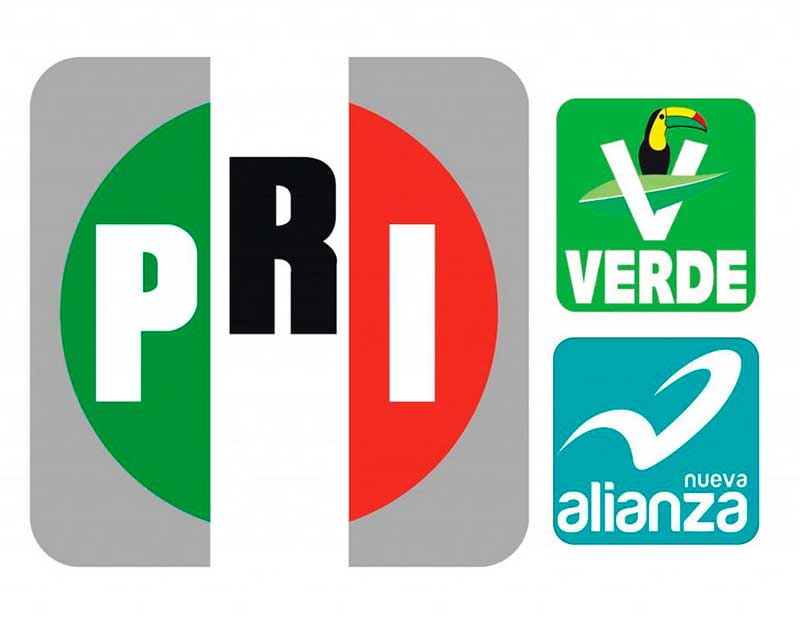 Ya no serán aliados PRI, Verde y Panal en ningún distrito electoral local