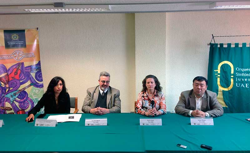 Auspicia UAEM concierto del Trío 488, de Universidad de Texas