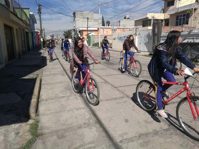 Promueve Toluca seguridad vial a través de Biciescuela