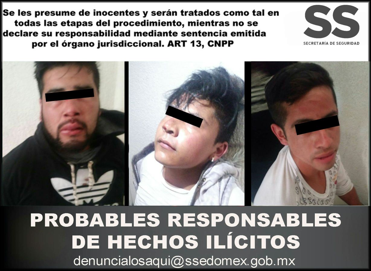 Liberan víctima de secuestro en Jilotzingo y atrapan a tres presuntos implicados