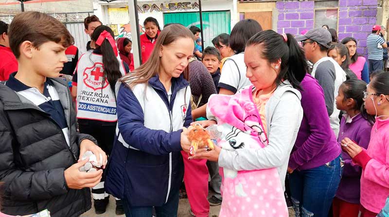 Cruz Roja Estado de México festejó con 300 pequeños el día del niño