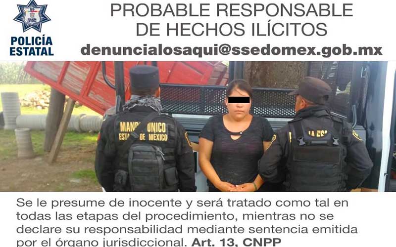 Fuerzas Federales y Estatales capturan a mujer implicada con organización criminal de Michoacán