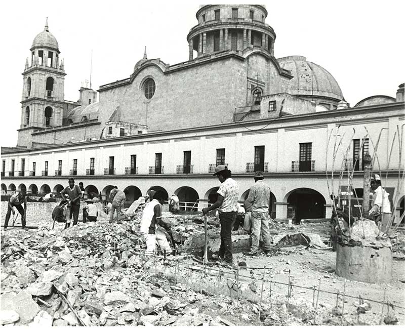 La plaza Gonzalez Arratia es un espacio emblemático de Toluca