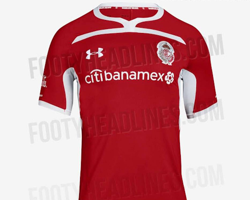 Así sería la nueva playera de los Diablos Rojos del Toluca