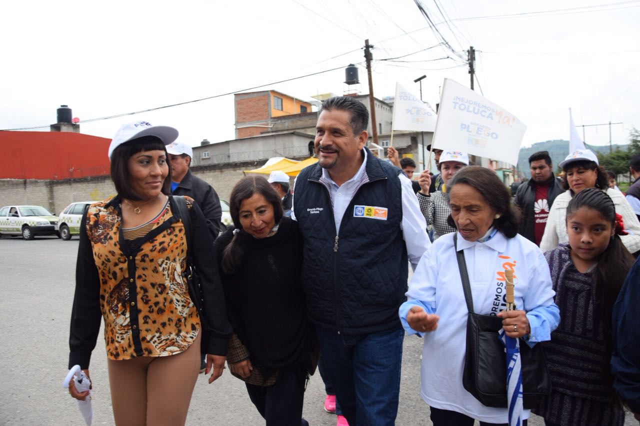 El principal reclamo de los toluqueños es la inseguridad: Gerardo Pliego