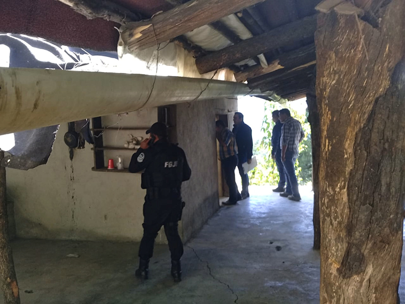 Descubren predios de grupos delincuenciales en Temascaltepec