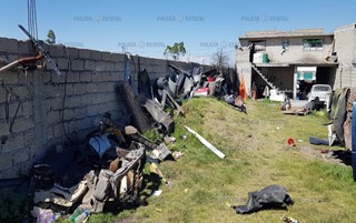 Localiza Secretaría de Seguridad terreno donde aparentemente desmantelaban automóviles
