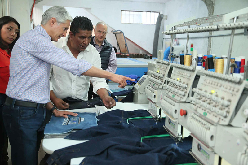 Se reúne del Mazo con productores de mezclilla